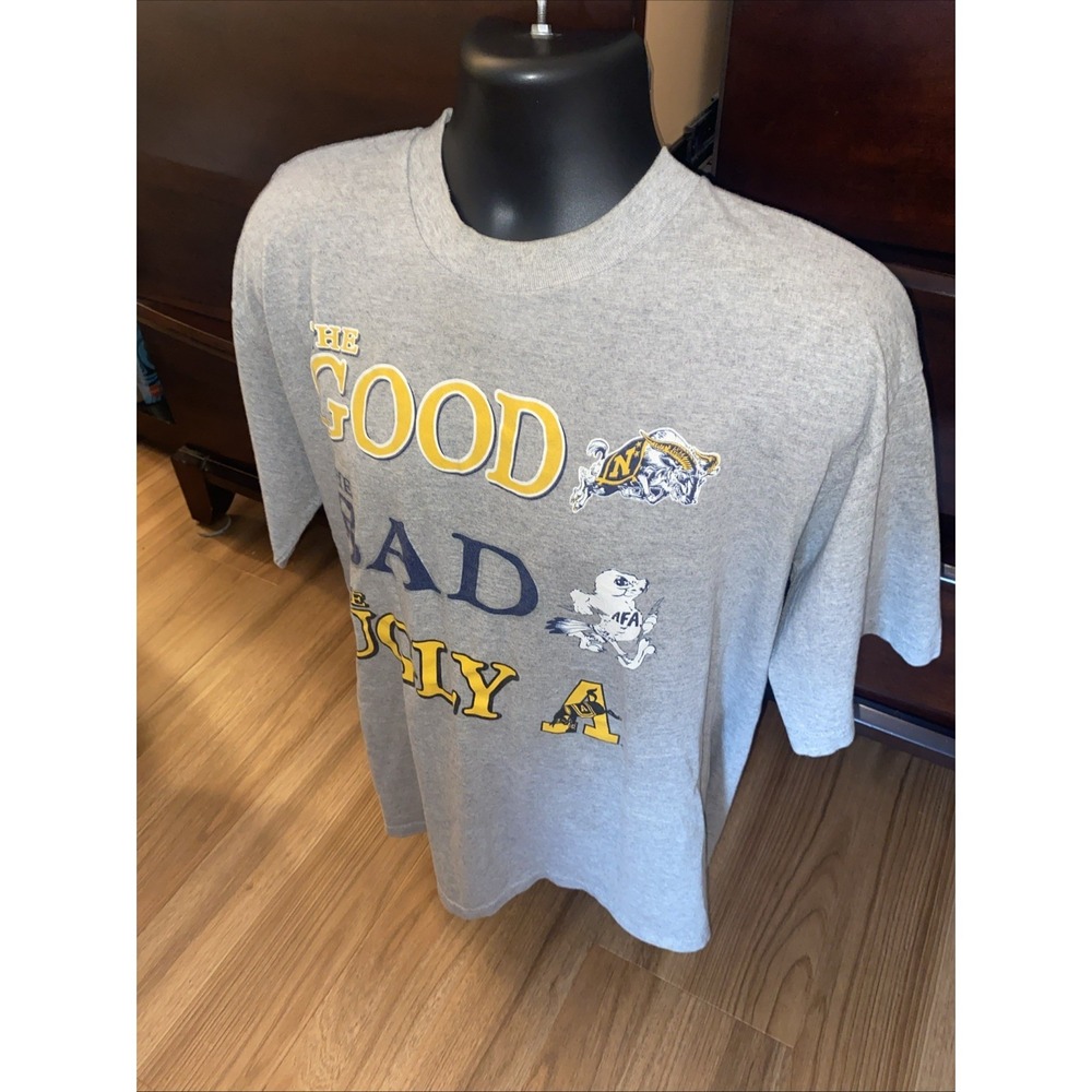 The Game Navy Football The Good Bad Ugly T Shirt Made In USA Size XL - Picture 2 of 7